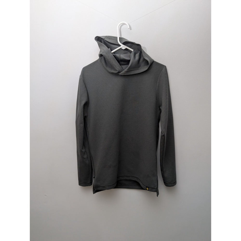Z2 Point Summit Waffle Texture‎ Active Hooded Athletic Long Sleeve Shirt Size s